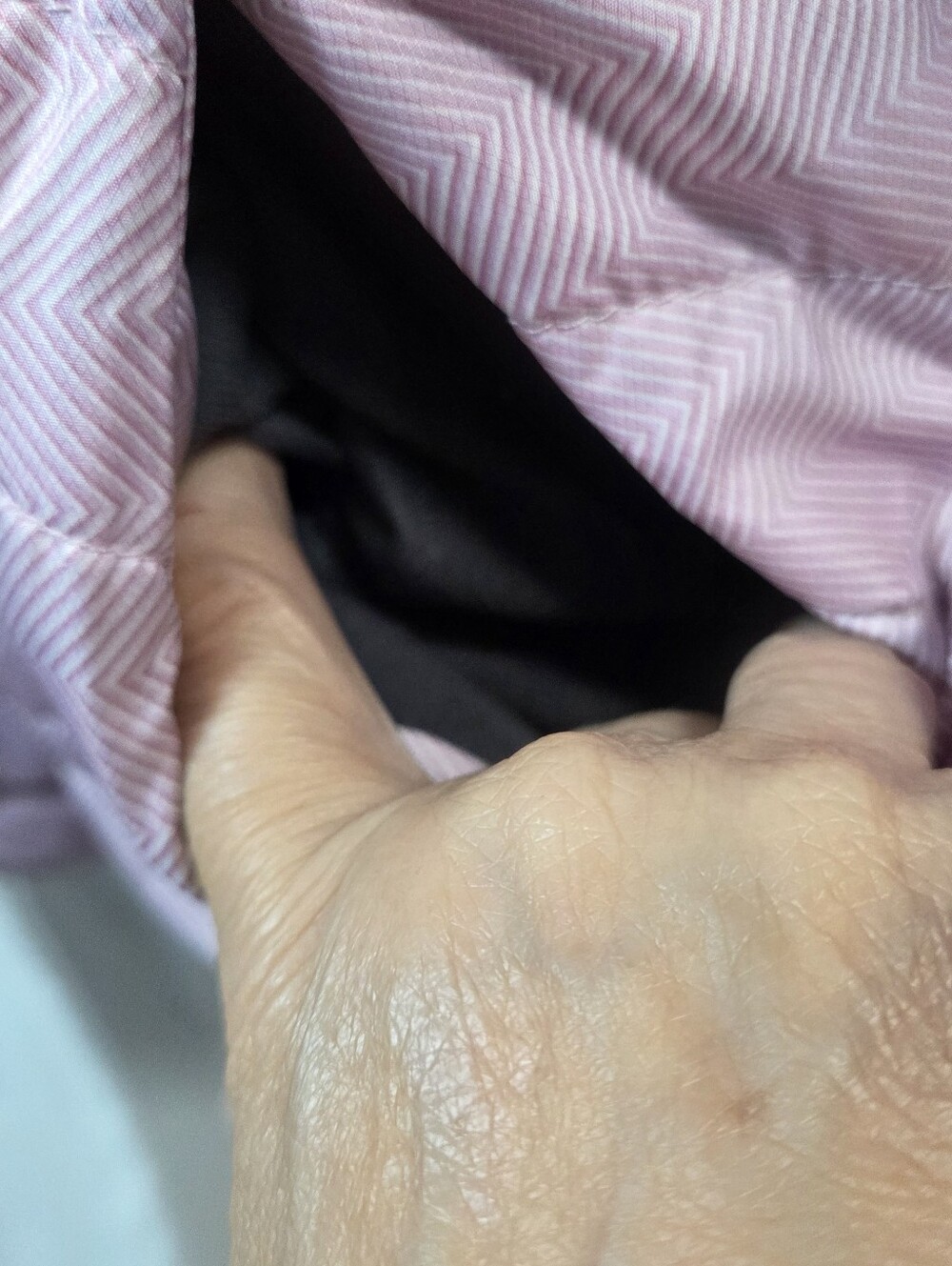 Light Pink Quilted Women's Jacket - Picture 6 of 9